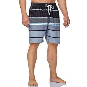 SIX ISLANDS Mens Swim Trunks Plastic Recycled Fabric Bathing Suit, 3XL